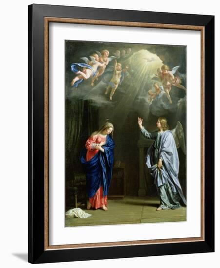 The Annunciation, 1644-Philippe De Champaigne-Framed Giclee Print