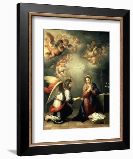 The Annunciation, 1655-65-Bartolomé Estéban Murillo-Framed Giclee Print