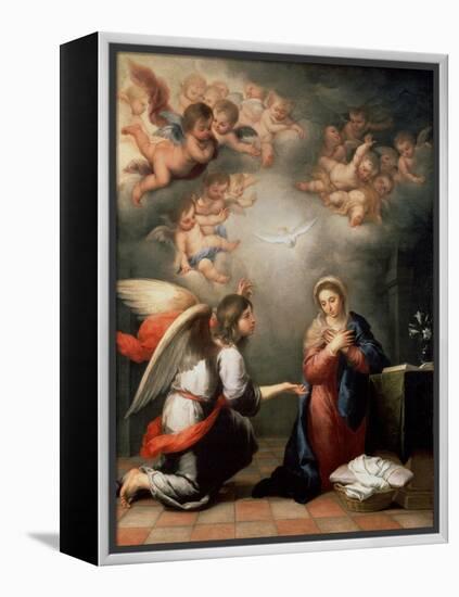 The Annunciation, 1660S-Bartolomé Esteban Murillo-Framed Premier Image Canvas