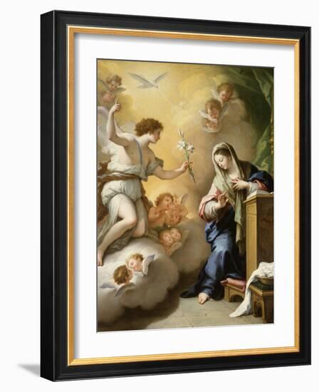 The Annunciation, 1712-Paolo Di Matteis-Framed Giclee Print