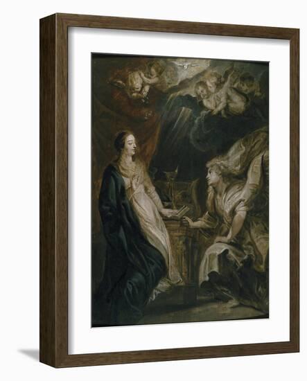 The Annunciation, 17th Century-Peter Paul Rubens-Framed Giclee Print