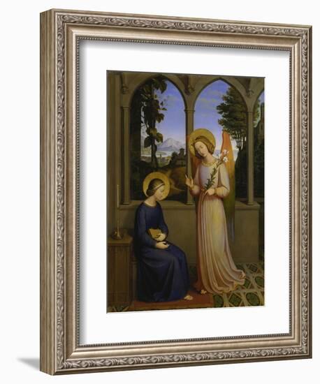 The Annunciation, 1828-Johann von Schraudolph-Framed Giclee Print