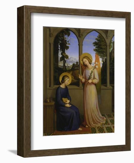 The Annunciation, 1828-Johann von Schraudolph-Framed Giclee Print