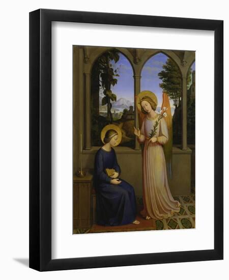 The Annunciation, 1828-Johann von Schraudolph-Framed Giclee Print