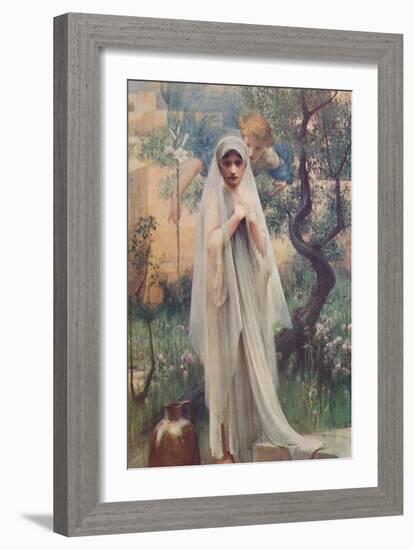 'The Annunciation', 1892, (c1900)-Arthur Hacker-Framed Giclee Print