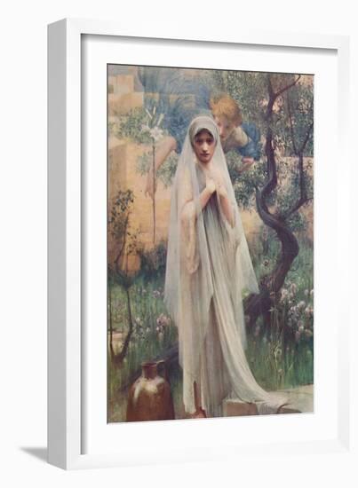 'The Annunciation', 1892, (c1900)-Arthur Hacker-Framed Giclee Print