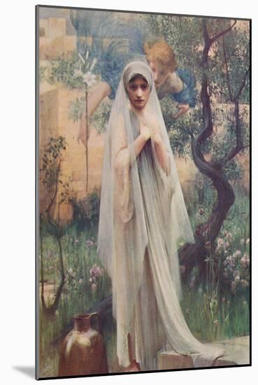 'The Annunciation', 1892, (c1900)-Arthur Hacker-Mounted Giclee Print