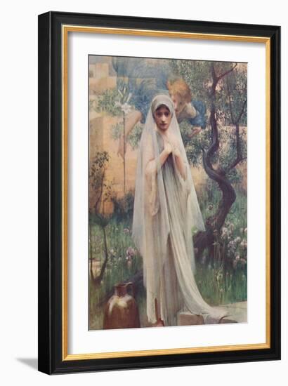 'The Annunciation', 1892, (c1900)-Arthur Hacker-Framed Giclee Print