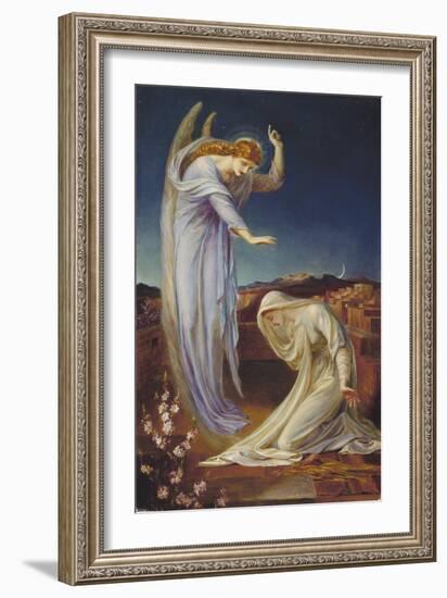The Annunciation, 1894 (Oil on Canvas)-Frederic James Shields-Framed Giclee Print