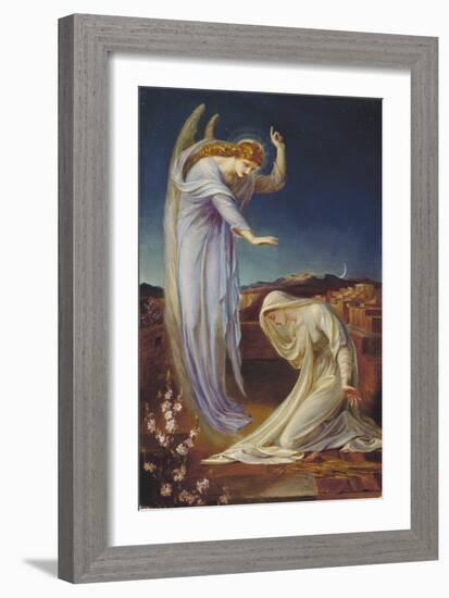 The Annunciation, 1894 (Oil on Canvas)-Frederic James Shields-Framed Giclee Print