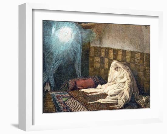 The Annunciation, 1897-James Jacques Joseph Tissot-Framed Giclee Print