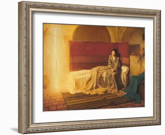 The Annunciation, 1898 (Oil on Canvas)-Henry Ossawa Tanner-Framed Giclee Print