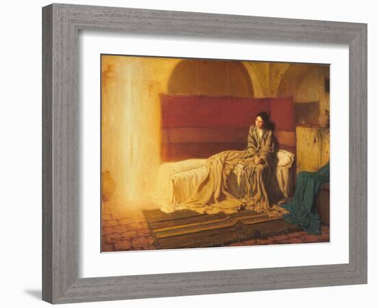 The Annunciation, 1898 (Oil on Canvas)-Henry Ossawa Tanner-Framed Giclee Print