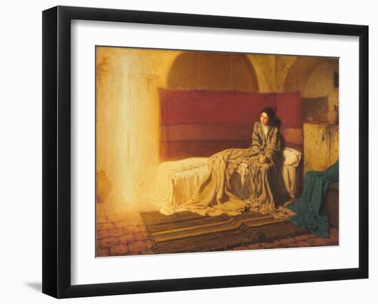 The Annunciation, 1898 (Oil on Canvas)-Henry Ossawa Tanner-Framed Giclee Print