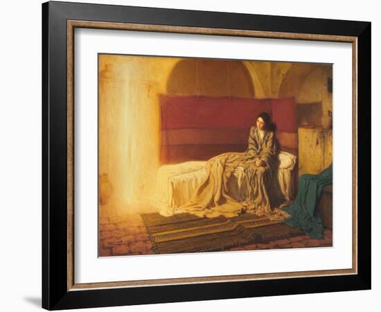 The Annunciation, 1898 (Oil on Canvas)-Henry Ossawa Tanner-Framed Giclee Print