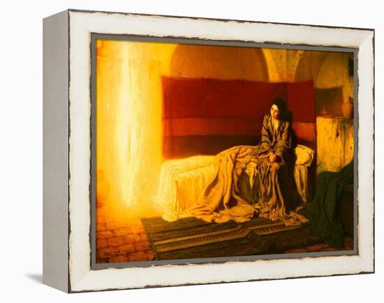 The Annunciation, 1898-Henry Ossawa Tanner-Framed Premier Image Canvas