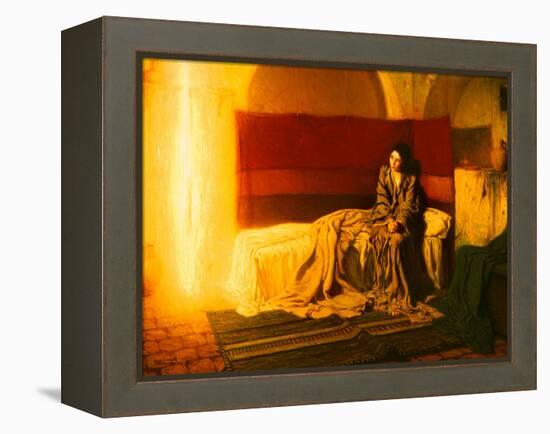 The Annunciation, 1898-Henry Ossawa Tanner-Framed Premier Image Canvas