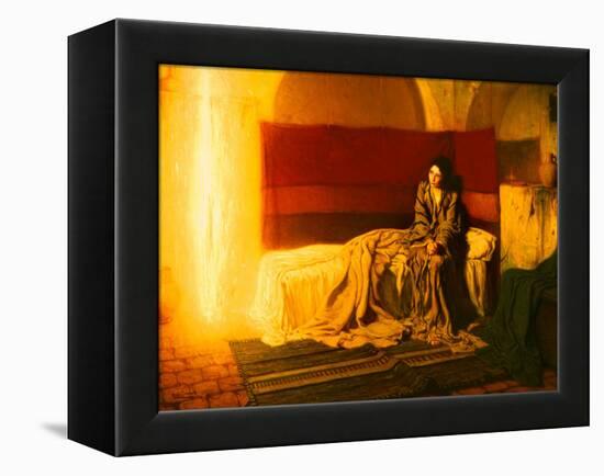 The Annunciation, 1898-Henry Ossawa Tanner-Framed Premier Image Canvas