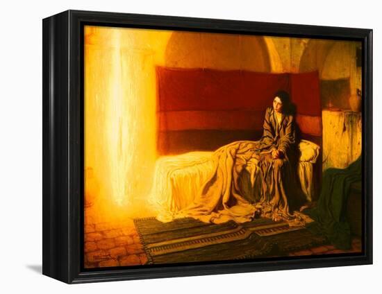 The Annunciation, 1898-Henry Ossawa Tanner-Framed Premier Image Canvas