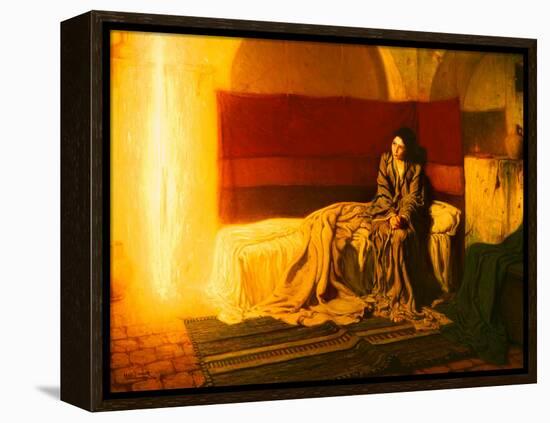 The Annunciation, 1898-Henry Ossawa Tanner-Framed Premier Image Canvas