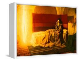 The Annunciation, 1898-Henry Ossawa Tanner-Framed Premier Image Canvas