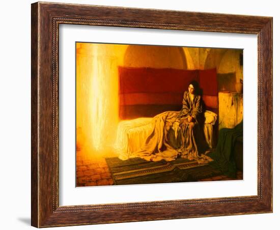 The Annunciation, 1898-Henry Ossawa Tanner-Framed Premium Giclee Print