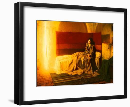 The Annunciation, 1898-Henry Ossawa Tanner-Framed Premium Giclee Print