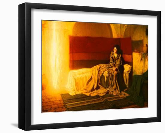 The Annunciation, 1898-Henry Ossawa Tanner-Framed Premium Giclee Print