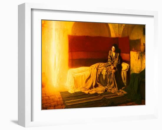 The Annunciation, 1898-Henry Ossawa Tanner-Framed Premium Giclee Print