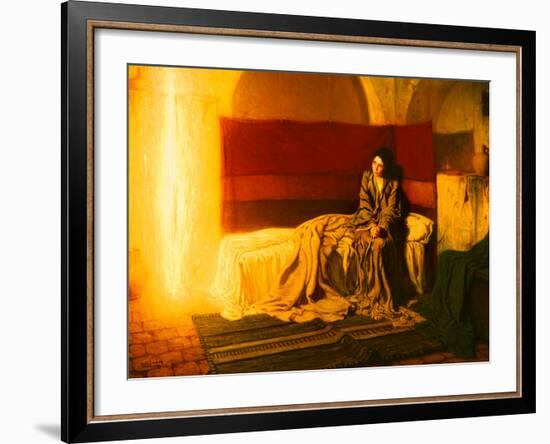 The Annunciation, 1898-Henry Ossawa Tanner-Framed Giclee Print