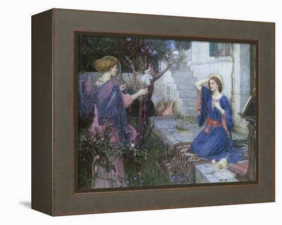 The Annunciation, 1914-John William Waterhouse-Framed Premier Image Canvas