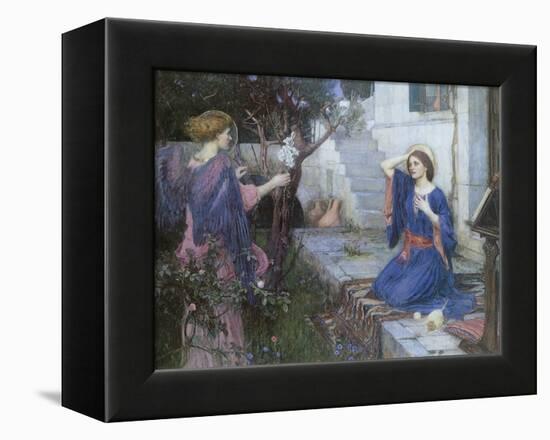 The Annunciation, 1914-John William Waterhouse-Framed Premier Image Canvas