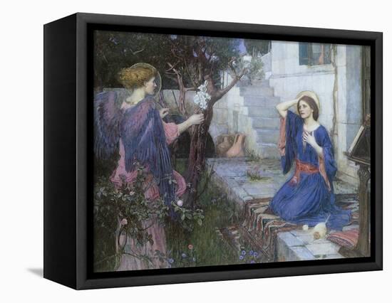 The Annunciation, 1914-John William Waterhouse-Framed Premier Image Canvas