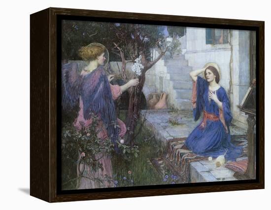 The Annunciation, 1914-John William Waterhouse-Framed Premier Image Canvas