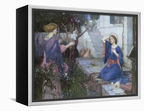 The Annunciation, 1914-John William Waterhouse-Framed Premier Image Canvas