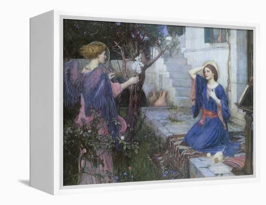 The Annunciation, 1914-John William Waterhouse-Framed Premier Image Canvas