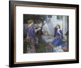 The Annunciation, 1914-John William Waterhouse-Framed Giclee Print