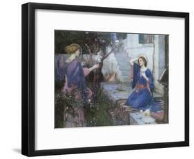 The Annunciation, 1914-John William Waterhouse-Framed Giclee Print