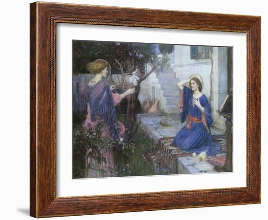 The Annunciation, 1914-John William Waterhouse-Framed Giclee Print