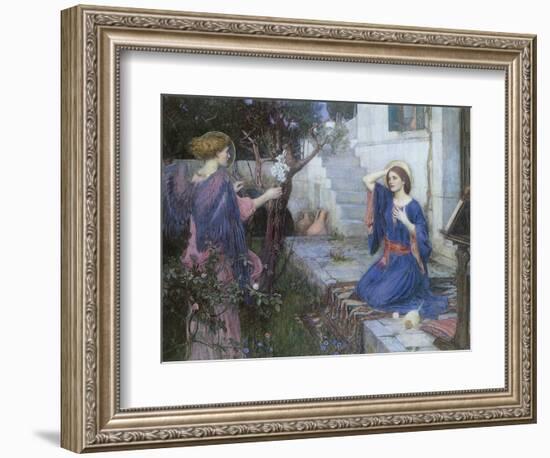 The Annunciation, 1914-John William Waterhouse-Framed Giclee Print