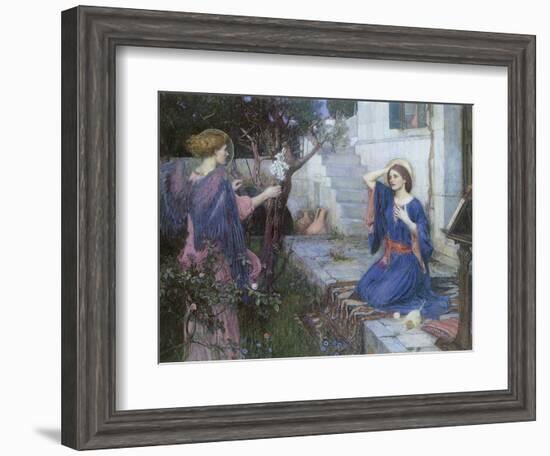The Annunciation, 1914-John William Waterhouse-Framed Giclee Print