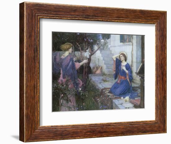 The Annunciation, 1914-John William Waterhouse-Framed Giclee Print