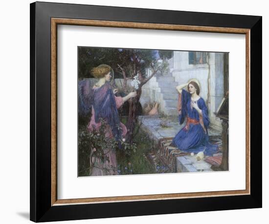 The Annunciation, 1914-John William Waterhouse-Framed Giclee Print