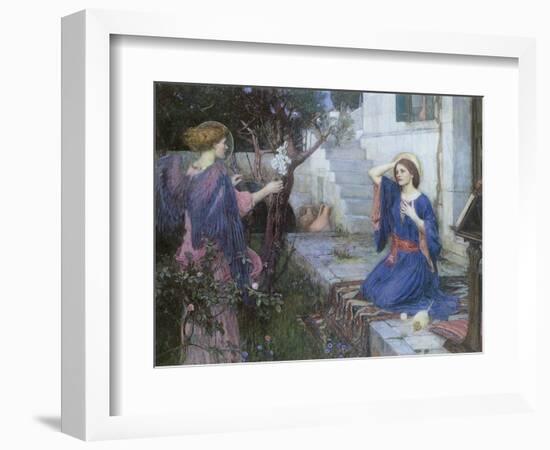 The Annunciation, 1914-John William Waterhouse-Framed Giclee Print