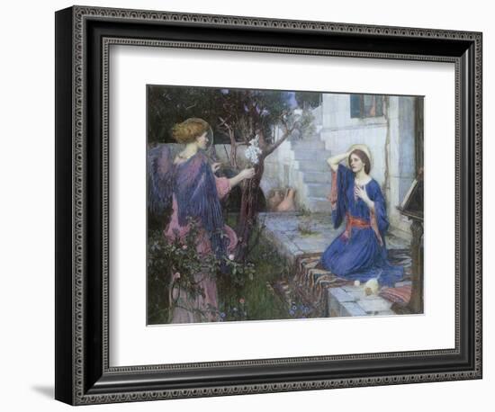 The Annunciation, 1914-John William Waterhouse-Framed Giclee Print