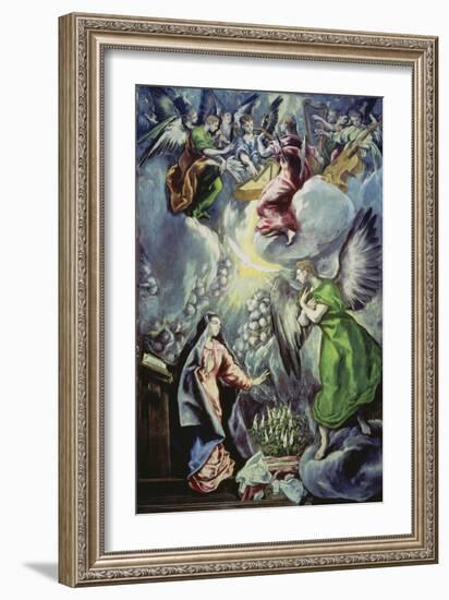 The Annunciation, about 1597/1600-El Greco-Framed Giclee Print