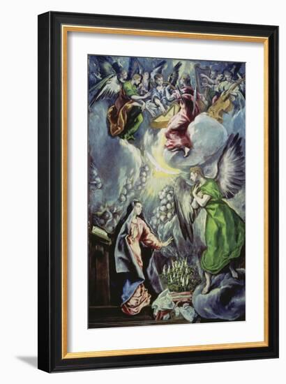 The Annunciation, about 1597/1600-El Greco-Framed Giclee Print