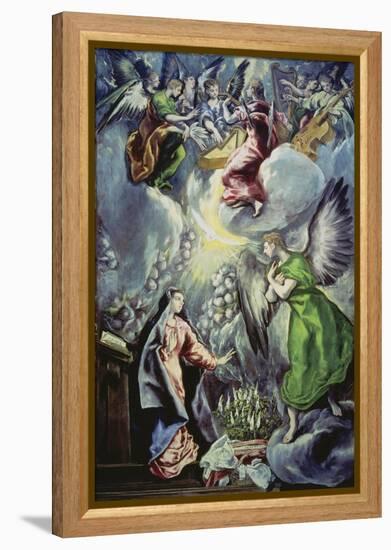 The Annunciation, about 1597/1600-El Greco-Framed Premier Image Canvas