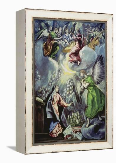 The Annunciation, about 1597/1600-El Greco-Framed Premier Image Canvas