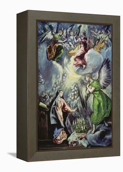 The Annunciation, about 1597/1600-El Greco-Framed Premier Image Canvas